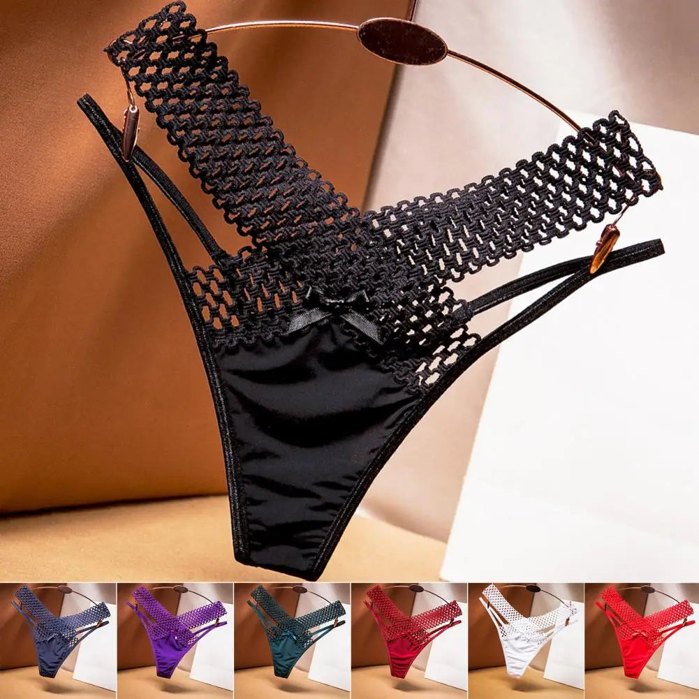 French Style Ladies Daily Sling Thong Solid Color G-string
