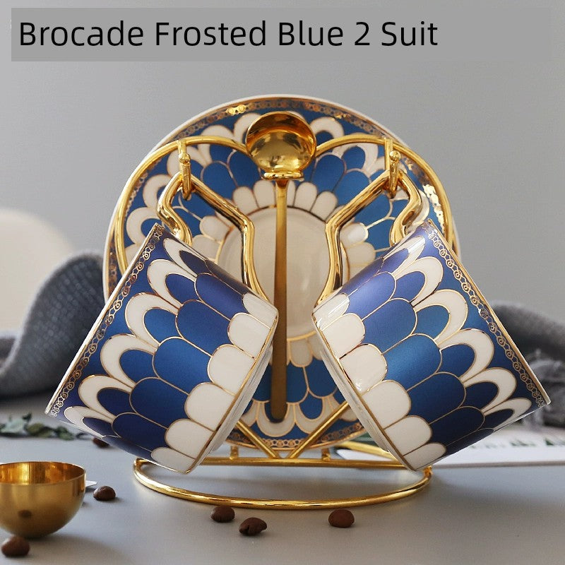 Luxury Gold Plated Ceramic Dinnerware
