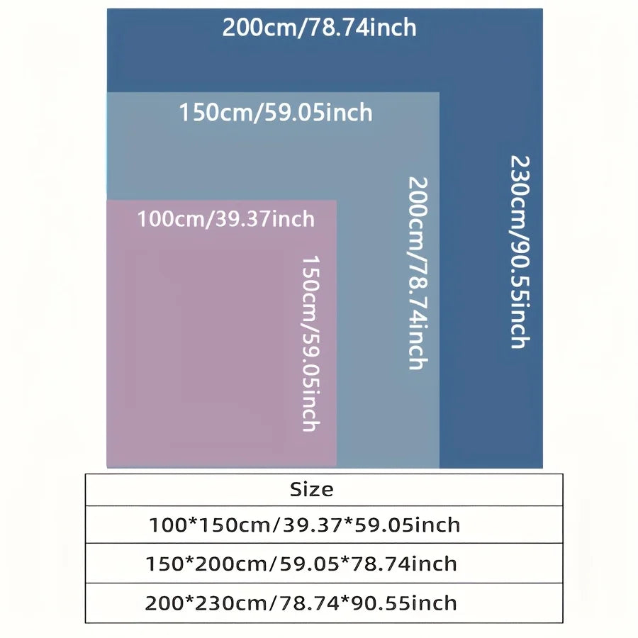 Cool Feeling Blanket Antibacterial Ice Cream Summer Quilt Washable Solid Color