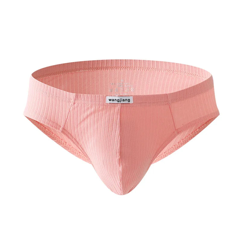 Soft Cotton Briefs Men Sexy Pouch Underwear Sweat Absorption Underpants Breathable
