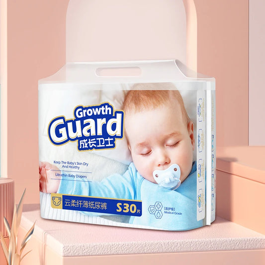 Growth Guardian spring and summer ultra-thin breathable, super soft and dry diapers
