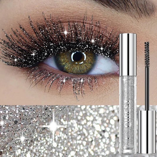 1 PC Shining Eyelashes Mascara Sweat Proof Glitter Quick Dry