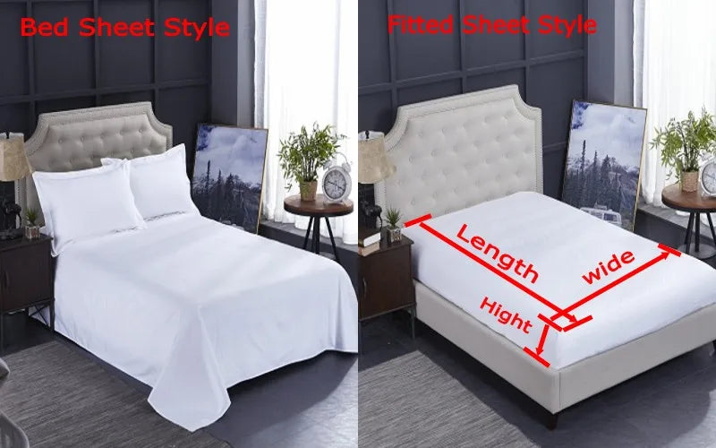 European Luxury White Egyptian Cotton Gold Embroidery Bedding Set Quilt Cover Fitted Bed Sheet Pillowcases Solid Home Textiles