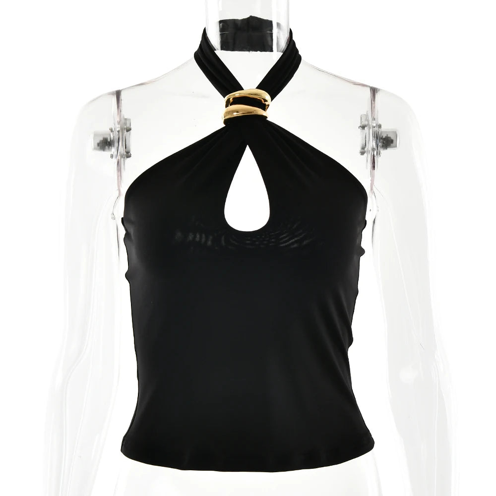 Women Off Shoulder Crop Slim Summer Shirt