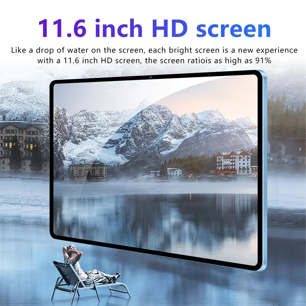 Hot New Pad 7s Pro Original Tablets 11.6inch Global Version Android 15 Tab 5G Dual Sim 12000mAh Tablets Children's Kids Tab PC