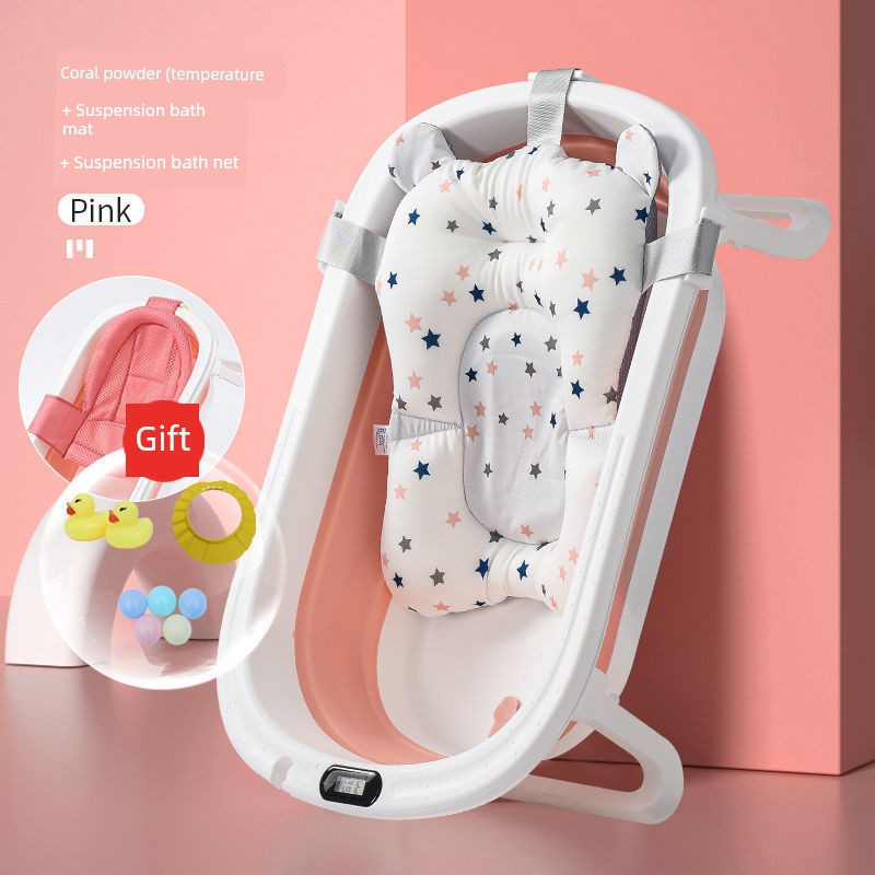 Baby Foldable Bathtub Bathtub Baby Lying Large Size Bath Bucket Kids Home Bath Newborn Children's Products