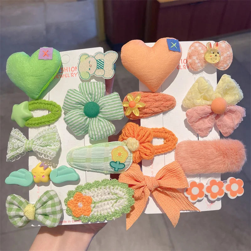 Children's Plush Hairpins Clip Side Barrettes
