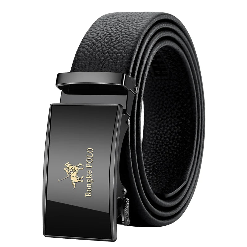 Men's Genuine Leather Belt Adjustable Waistband