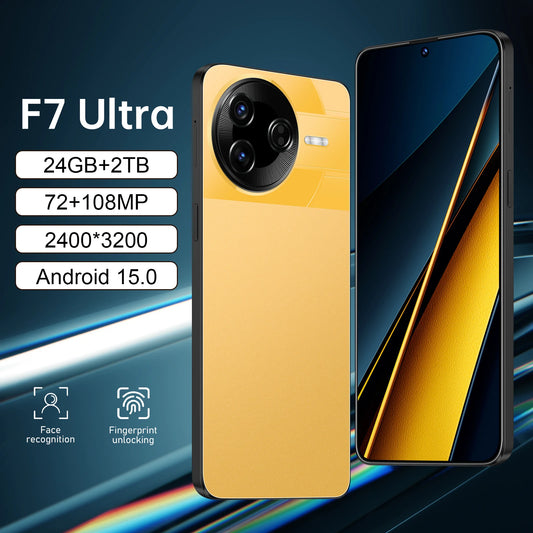 2026 NEW HOT Silicone Case For F7 Ultra Global Version Snapdragon 8 Gen4 7.3" 7800mAh Battery Dual SIM Video Call 108MP Camera