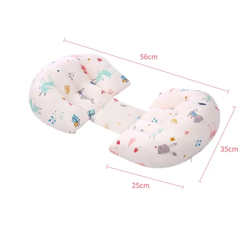 New Cotton Waist Maternity Pillow for Pregnant Women, U-Shaped Full Body Pregnancy Pillow, Pregnancy Cushion Pad