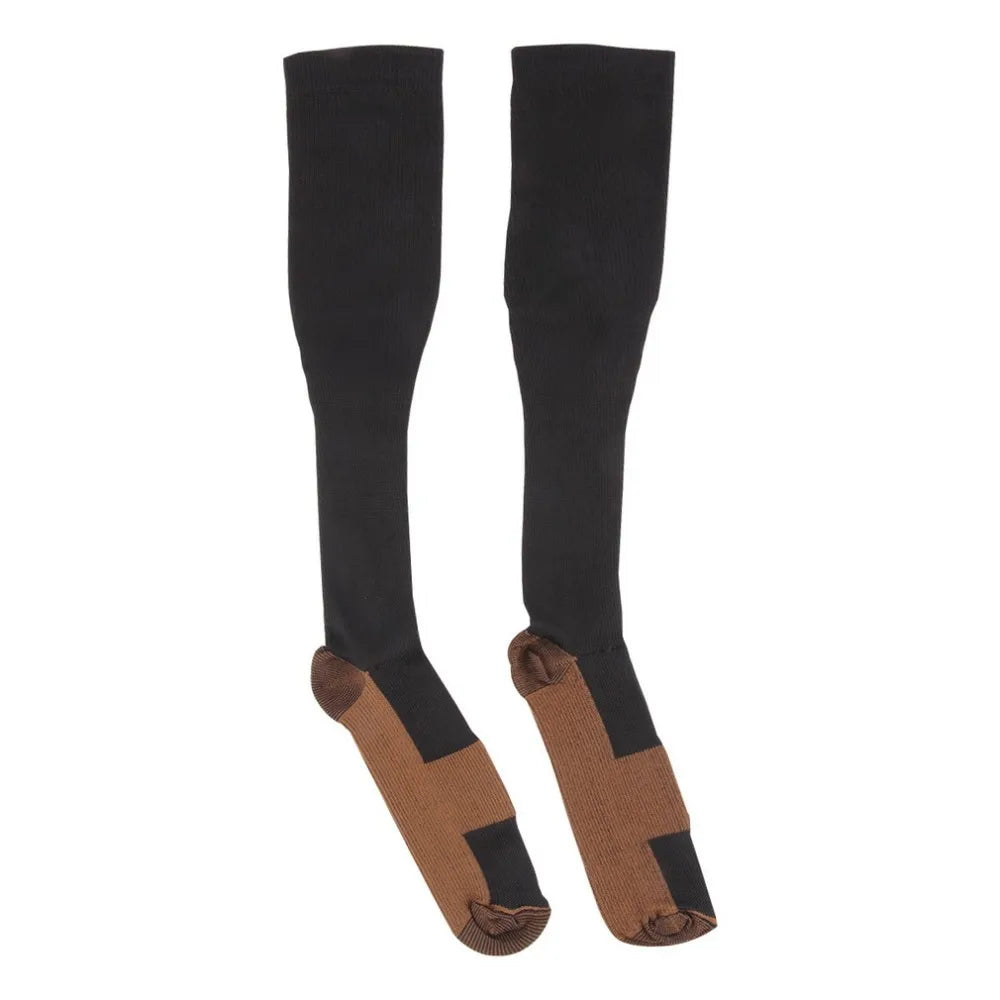 Copper Compression Men Women Socks Anti Fatigue Pain Relief Knee High Stockings 20-30 Athletic Pregnancy