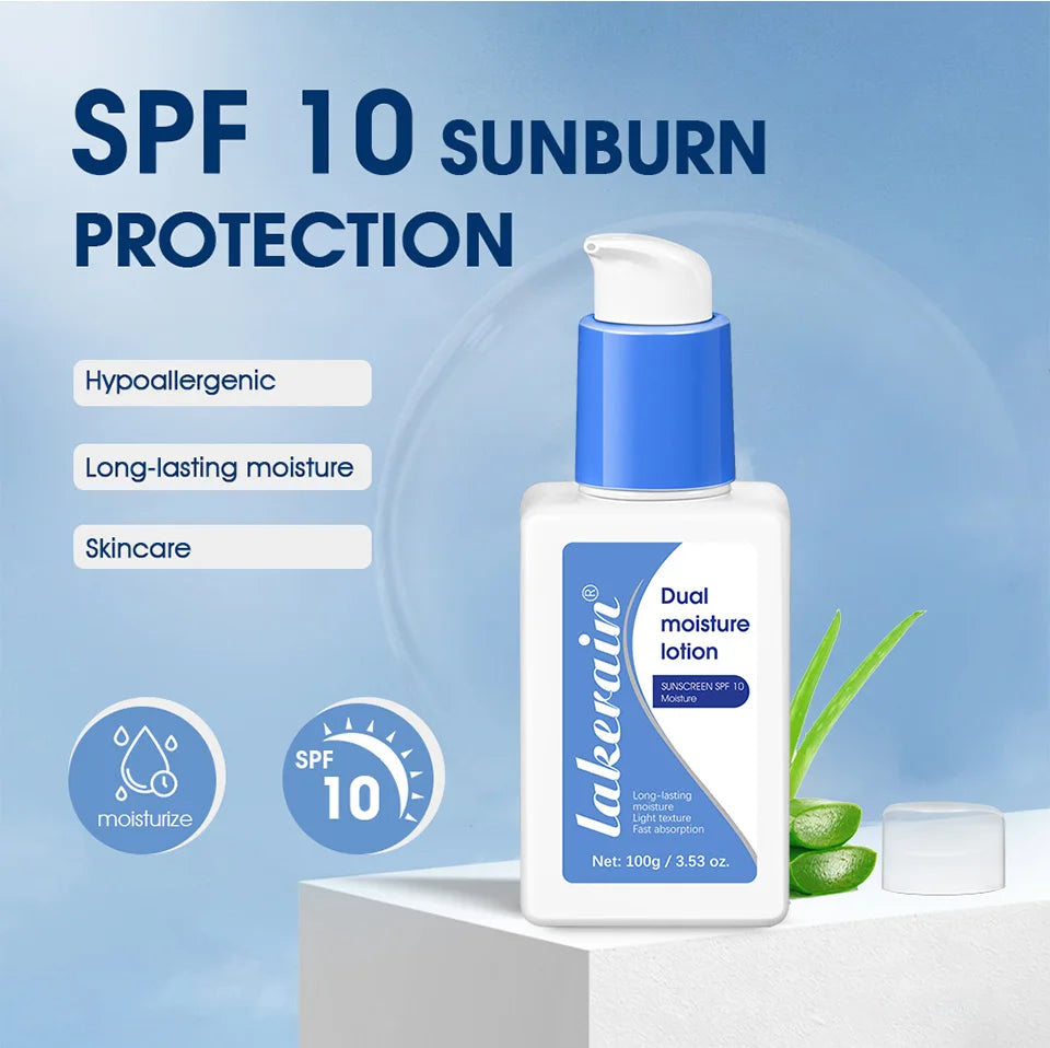 Milk Toner & Moisturizing Lotion Set Long Lasting Hydrating Oil Control Soothing Skin SPF10 Sunscreen Suitable For All Skin Type