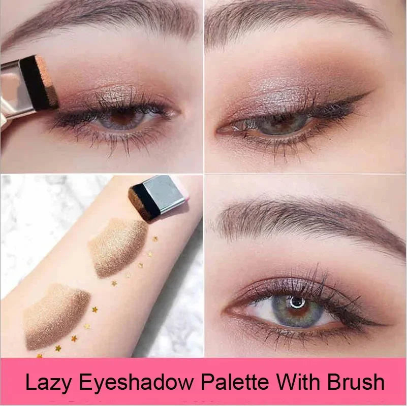 2 Colors Eye Shadow Makeup Stick Lasting Waterproof Matte Shimmer