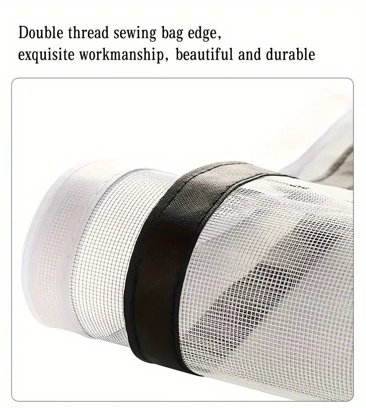 Summer mosquito proof door and window screens, available in various sizes (white) [Size 105 cm - 130cm