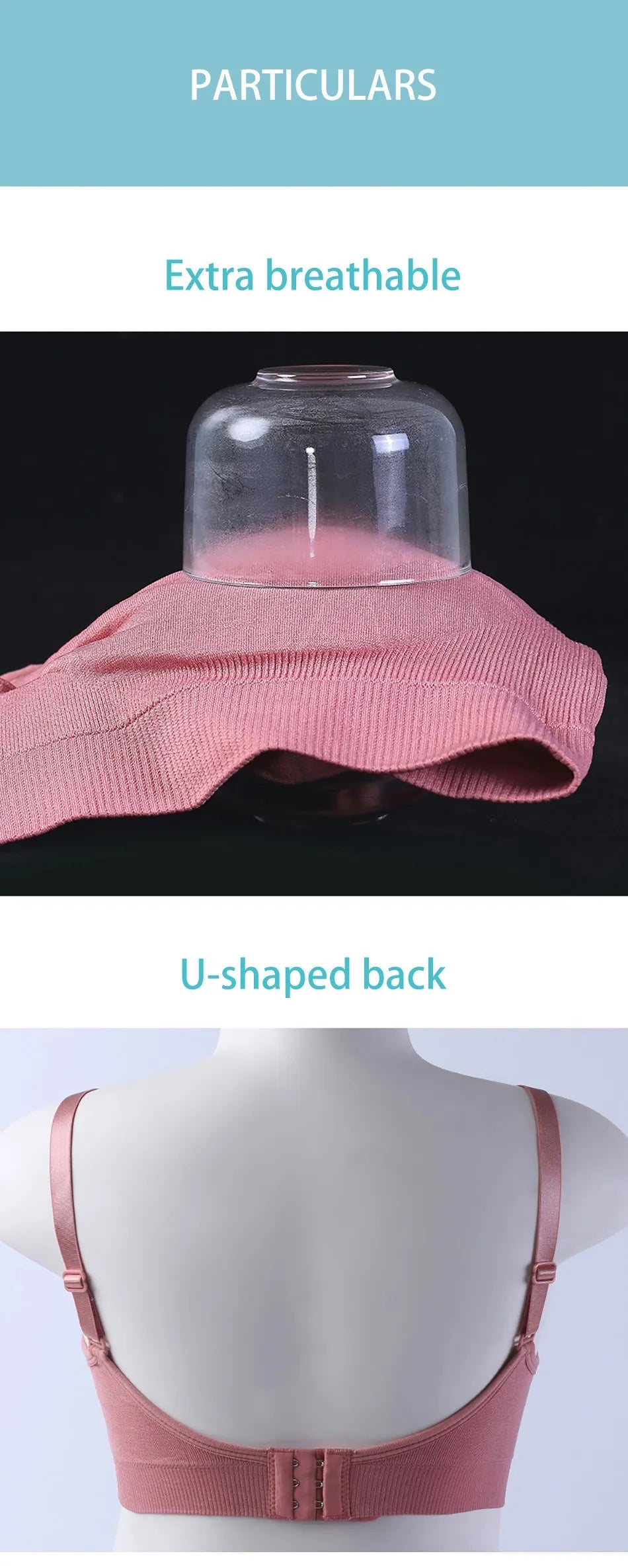 Breastfeeding Bra Upper Buckle Wirefree Seamless Postpartum Removable Chest Pad