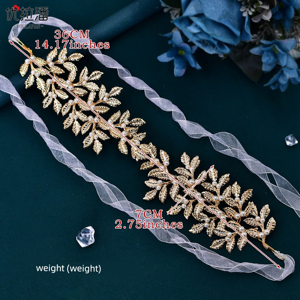 Trendy Classy Pearl Alloy Exquisite Women Belt