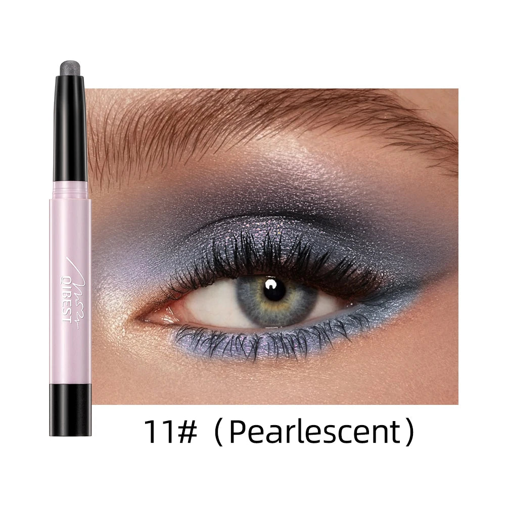 Eyeshadow Pencil Waterproof Glitter Matte Nude