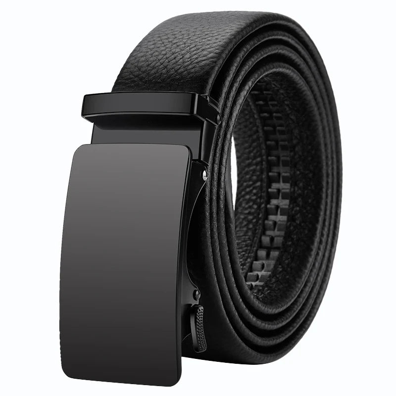 Men's Genuine Leather Belt Adjustable Waistband