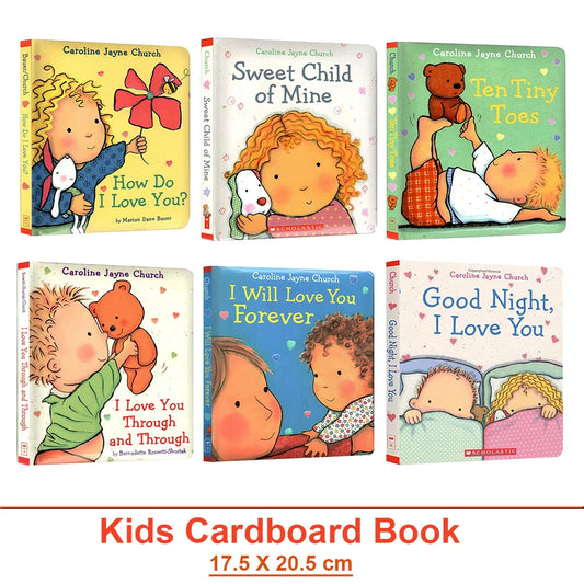 Kids English Picture Cardboard Book Emotions & Feelings Enlightenment Leaning Bedtime Story for Children
