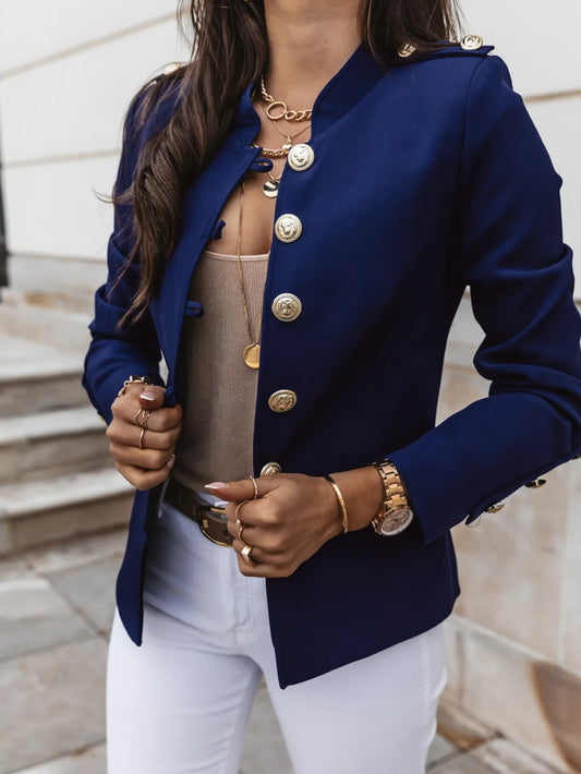 Long Sleeve Jacket Blazer Coat