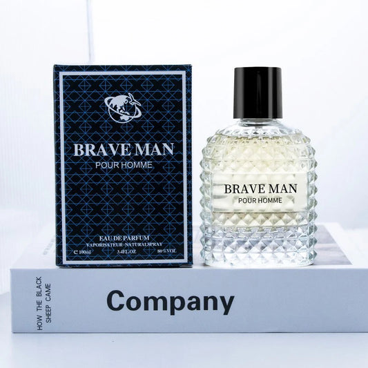 100ML Brave Man Wolf Smoke Perfume Charming Cologne Long-Lasting Fragrance Woody Floral Scent
