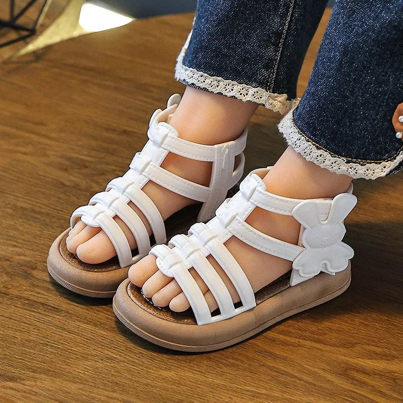 Summer Girls Soft Bottom Sandals Open-toe 1-3 yrs