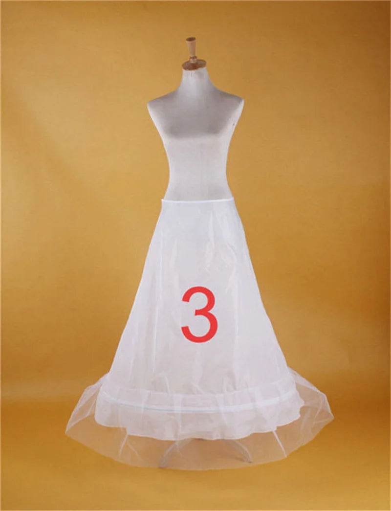 Bridal Wedding Petticoat Underskirt Prom Hoop Crinoline Fancy Skirt Slip 11 Styles Customized