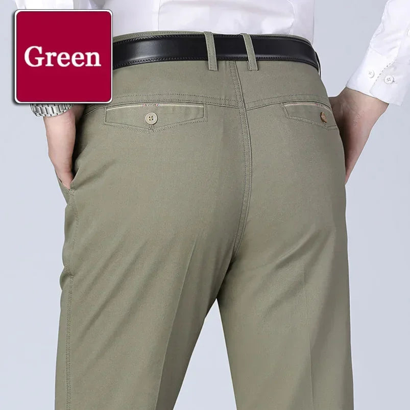 Men's Classic Casual Summer Thin Cotton Pants