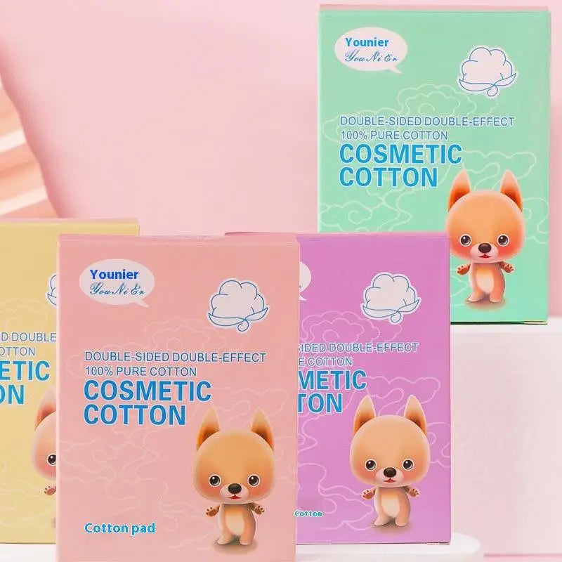 50/100PCS Thin Soft Cotton Pads Stretch Disposable for Face Wash Nail Polish Remover Cosmetic Makeup Tools