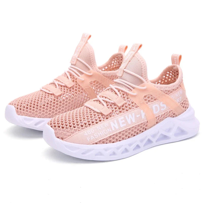 Girl or Boy Light Mesh Sumer Sneakers Shoes 4-6Yrs