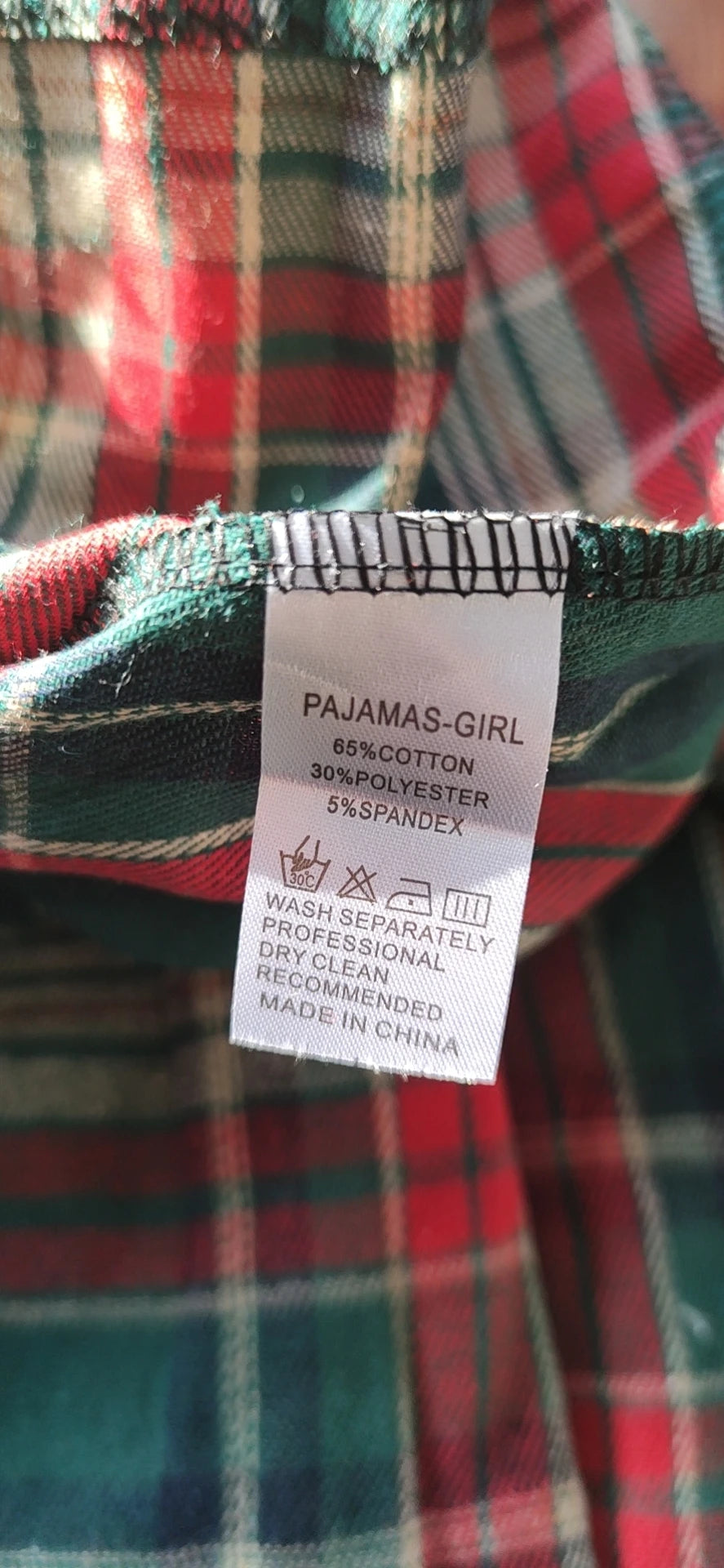 Green Christmas Pajamas Couple Pajama Set Simple Plaid Sleepwear Cotton  Autumn Winter Women