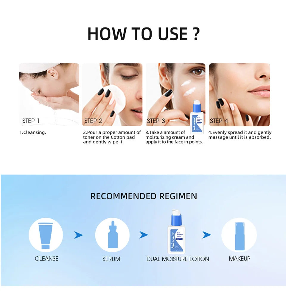 Milk Toner & Moisturizing Lotion Set Long Lasting Hydrating Oil Control Soothing Skin SPF10 Sunscreen Suitable For All Skin Type
