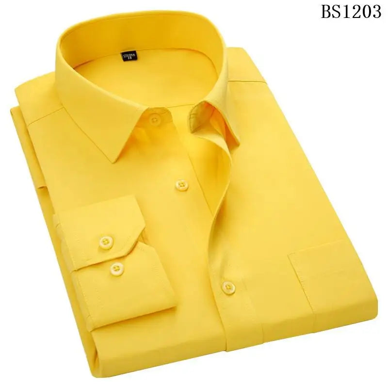 Men's Classic Long Sleeve Dress Shirt