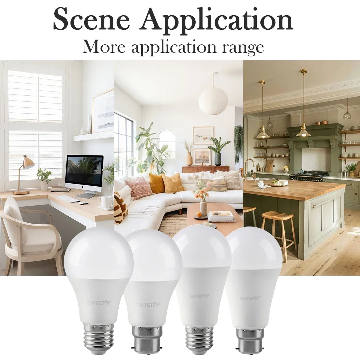 2PCS 24W 20W 18W 15W Bulb Hight Lumen E27 B22 Base Led Lamps AC220V 230V 110V Light Lamps for Home