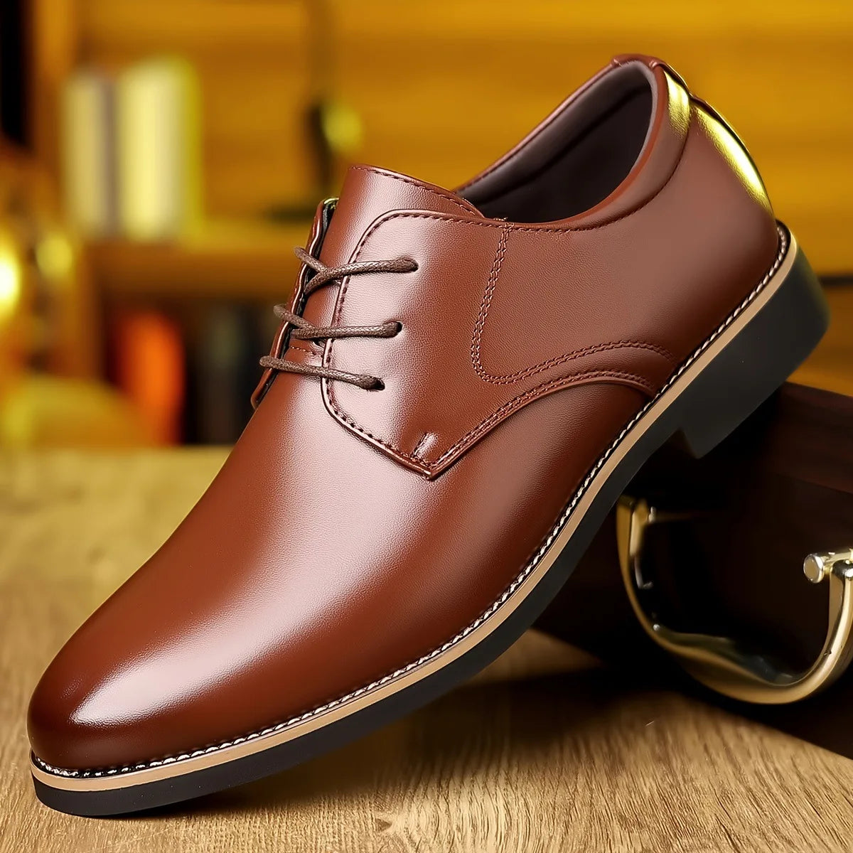 Men's Leather Dress Shoes Soft Sole