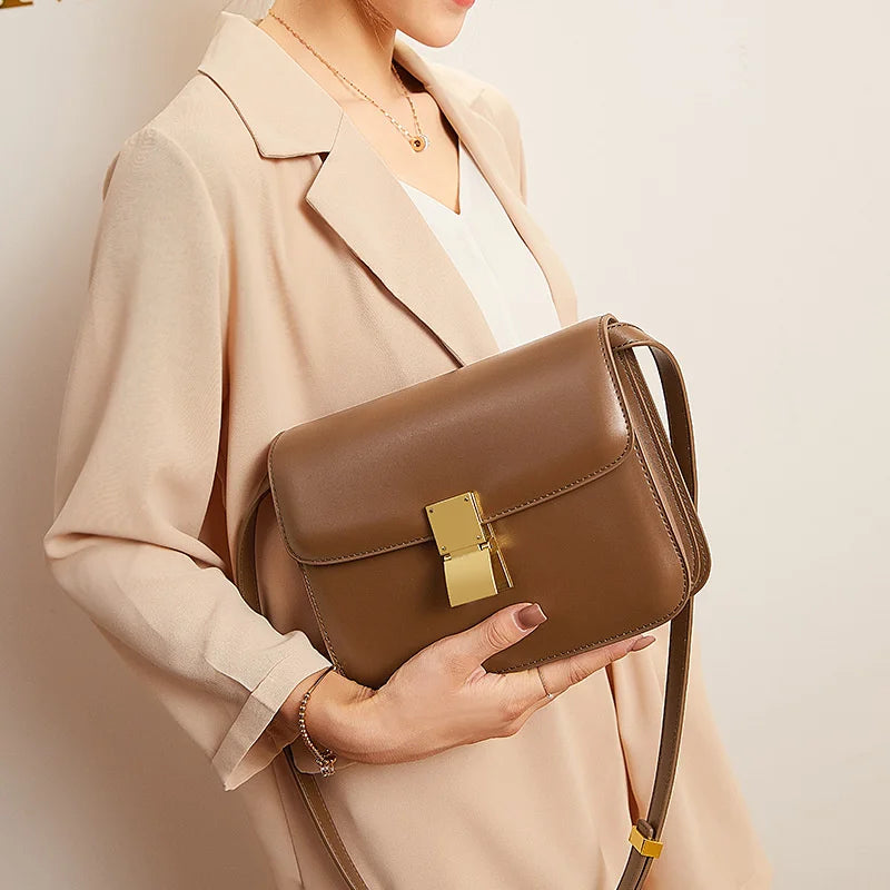 Women’s Genuine Small Leather Shoulder Bag