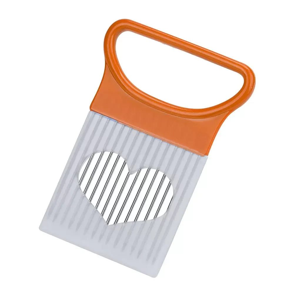 Effortlessly Slice Onions Slicer Holder Kitchen Stainless Steel