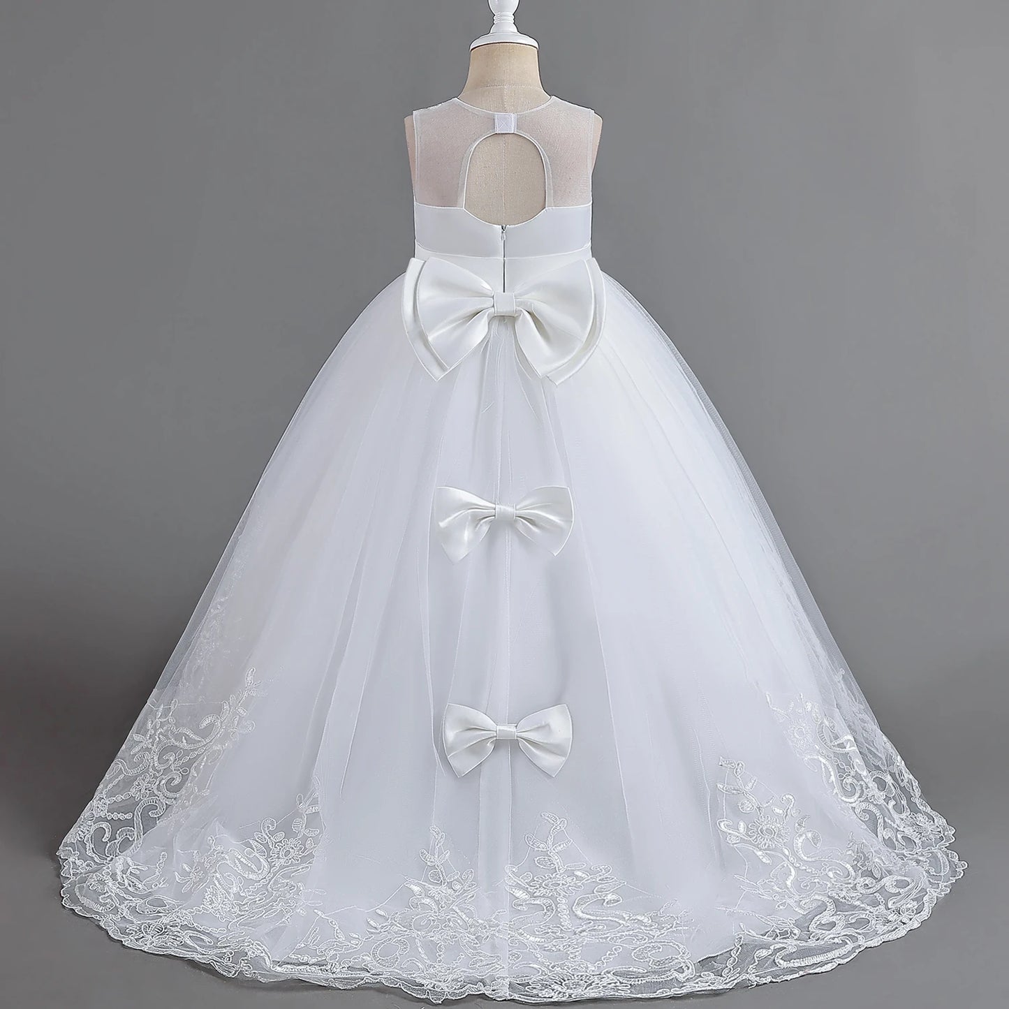 Girls Princess long Formal Dress
