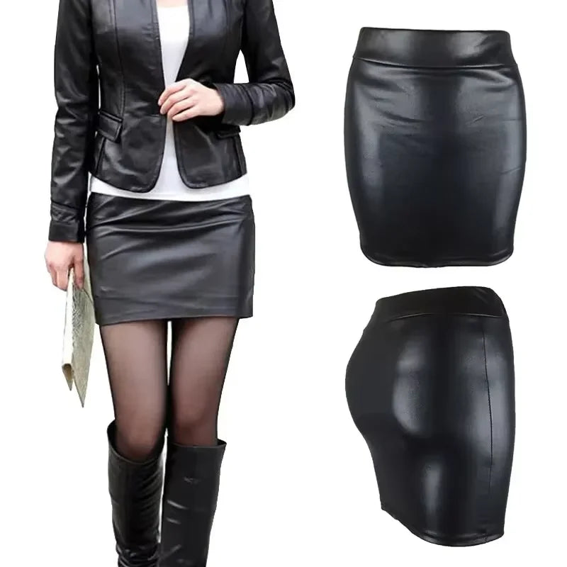 Women Summer Mini Skirts High-waist Slim Fit Hip Pencil Skirts