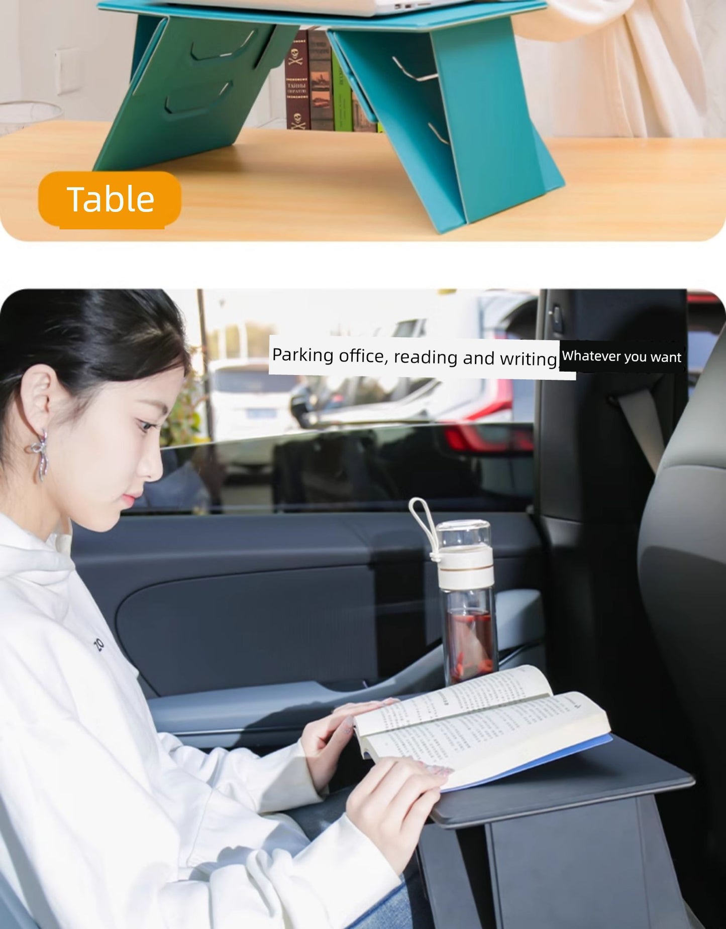Lightweight Multi-Functional Tablet Folding Table