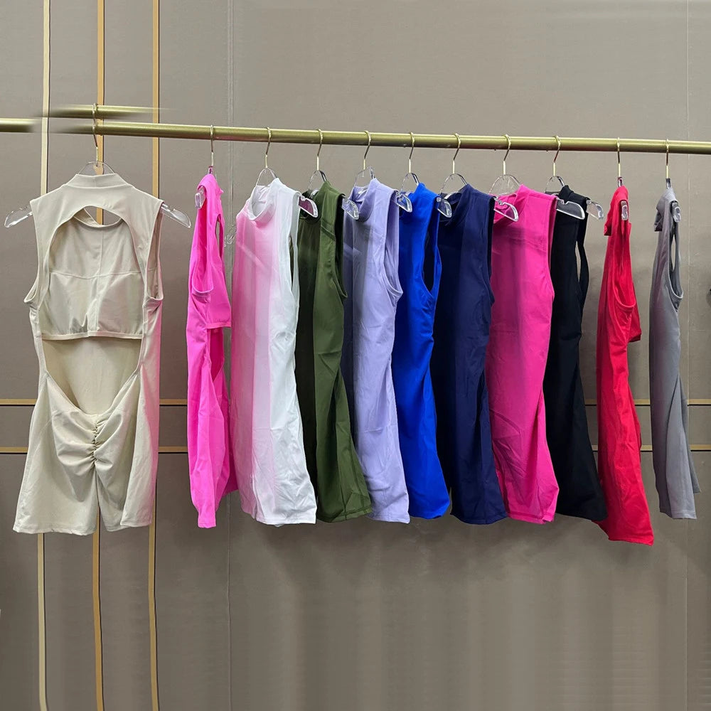 Women One-piece Sport Yoga Jumpsuit Workout Clothes