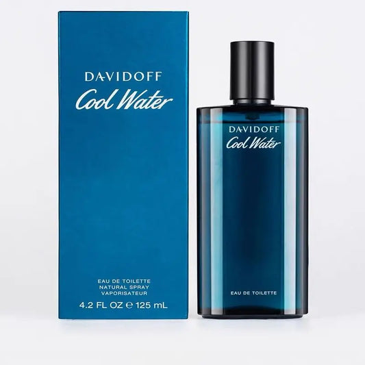Davidoff Cool Water  Eau De Parfum Spray For Men EDP Perfume Perfumes  4.2oz/125ml Long-Lasting