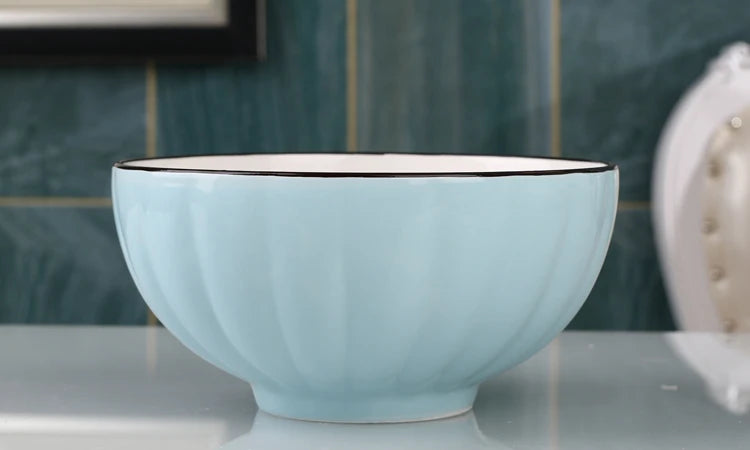 Large Size Cerc Bowl Set Creative Bowl Plate Combination Microwave Se Home Use Single 4 Pieces New 202 Dining Utensils