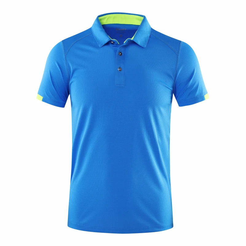 Customizable Diy Logo Quick-drying Polo Shirt For Men & Women Hiking Cycling Camping Outdoor Sports Group Clothing