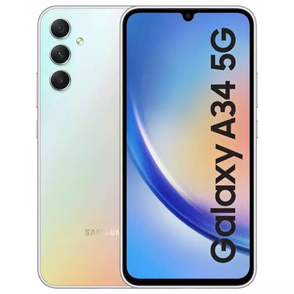 Samsung Galaxy A34 5G A346B A346E Original 6.6" AMOLED 4/6/8GB RAM 128/256GB Octa Core Exynos NFC Unlocked Cell Phone