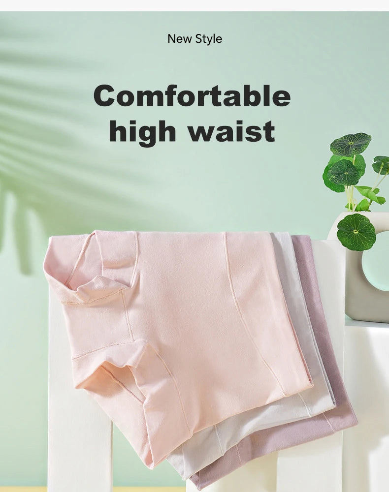 1pcs Women Panties Plus Size Underwear Large Size High Waist Briefs