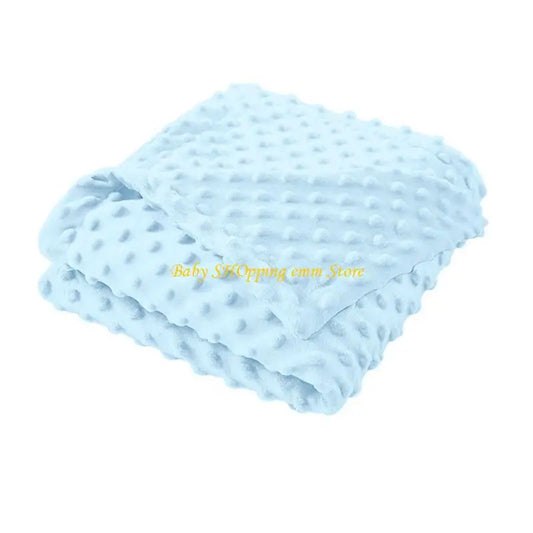 Baby Blanket Dotted Pattern Double Sided for Toddlers & Infants
