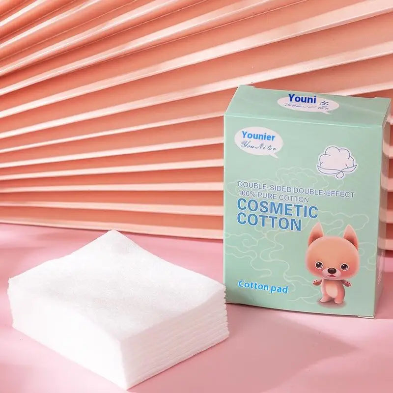 50/100PCS Thin Soft Cotton Pads Stretch Disposable for Face Wash Nail Polish Remover Cosmetic Makeup Tools