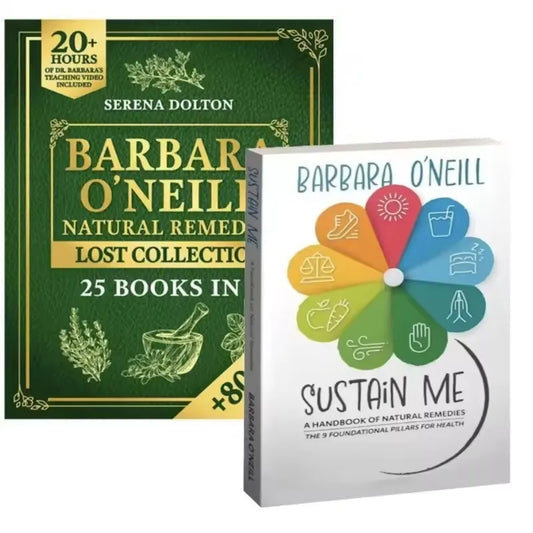 1/2 Books Sustain Me By Barbara O'Neill Natural Remedies Lost Collection A Holistic Guide to Herbal Medicine and Balanced Living