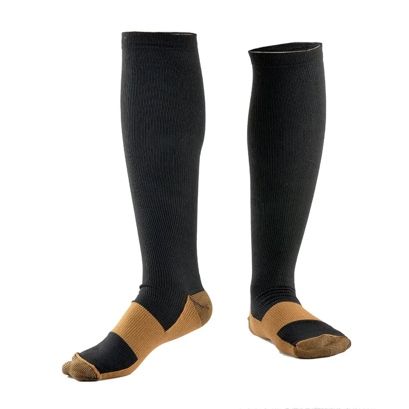 Copper Compression Men Women Socks Anti Fatigue Pain Relief Knee High Stockings 20-30 Athletic Pregnancy
